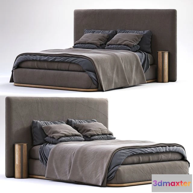 1555179 - Bonaldo tonight bed 3D Max