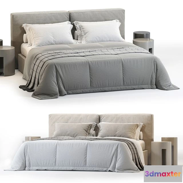 1555487 - Ditreitalia FLANN Bed 3D Max
