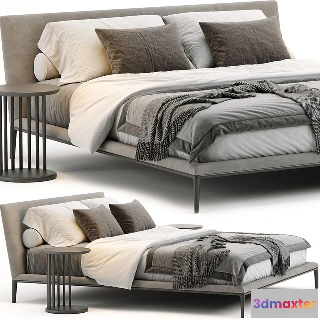 1556071 - B&B Italia Atoll Bed 3D Max