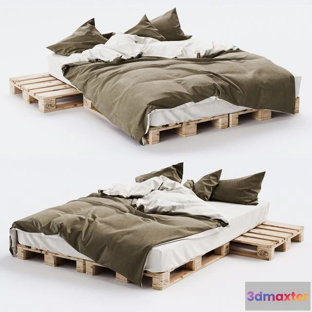 1557077 - Euro Pallet Bed 2 3D Max