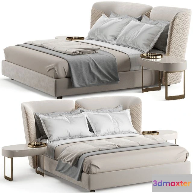 1557109 - Fendi Casa Ceasar Bed 3D Max