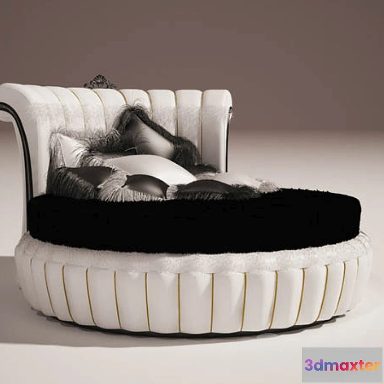 1558259 - Alta Moda bed tiffany factory 3D Max