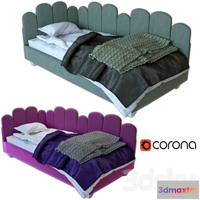 1559003 - Teenage single bed Molly 3D Max