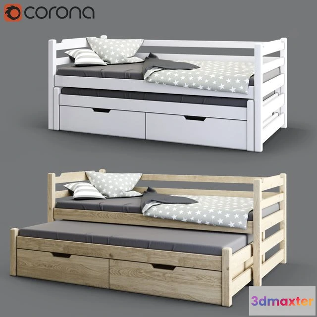 1560128 - Children’s bed 3D Max