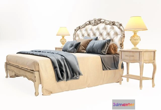 1561126 - Bed Florence Art 3D Max