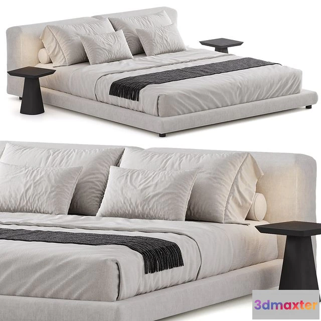 1561130 - Bed Living Divani SOFTWALL 3D Max