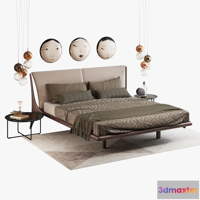 1561184 - Cattelanitalia nelson bed 3D Max