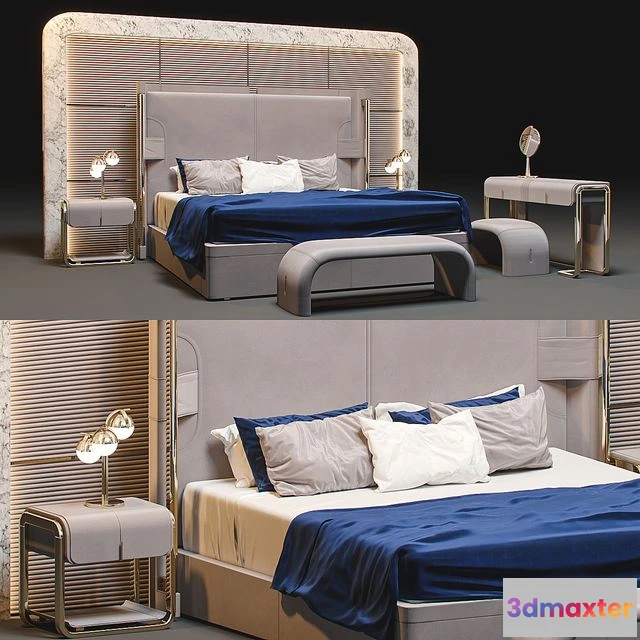 1561585 - Bed Turri Eclipse 3D Max