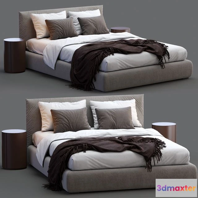1562305 - Meridiani Bed SCOTT 3D Max