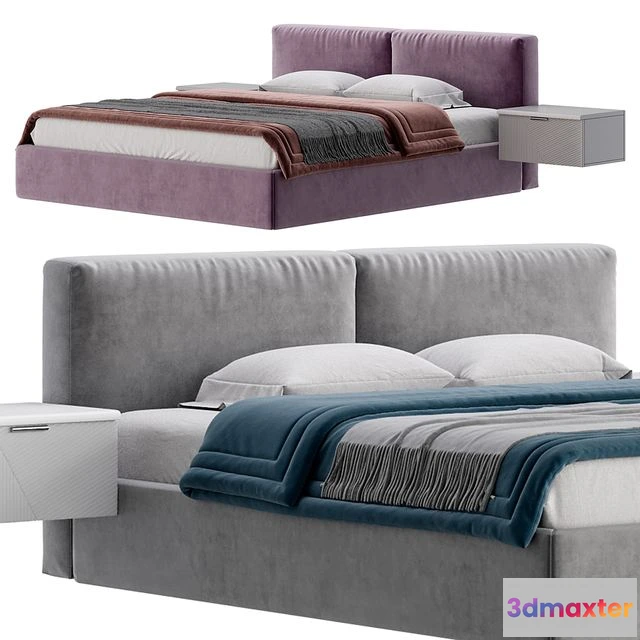 1563021 - Foster 180 bed 3D Max