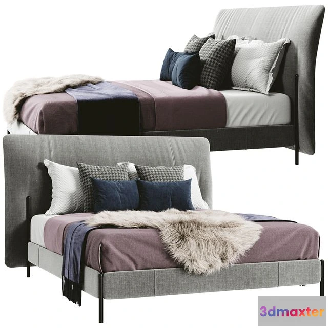 1563323 - Nick Bed Molteni & C 3D Max