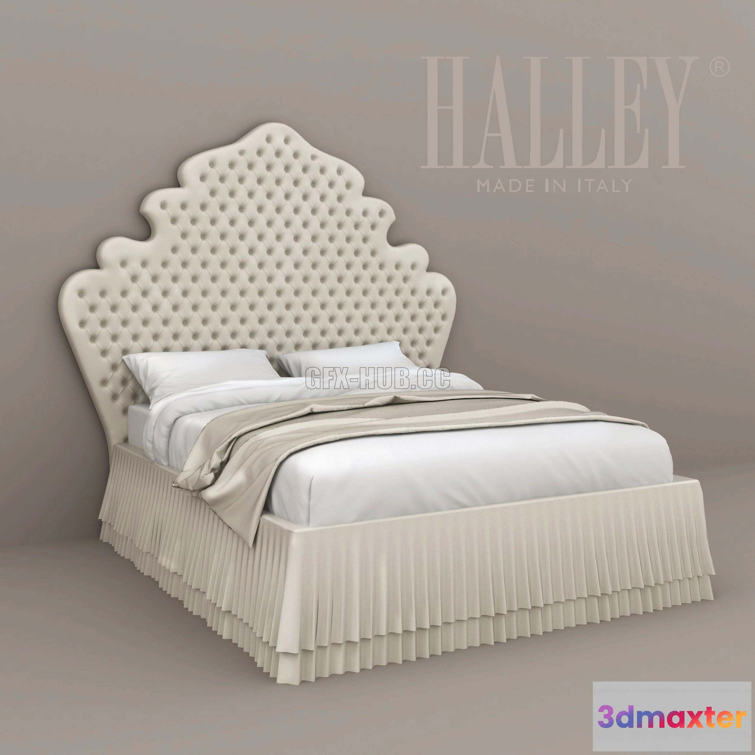 1564407 - Halley PANDORA CAPITONNE art 442CADPLI 3D Max