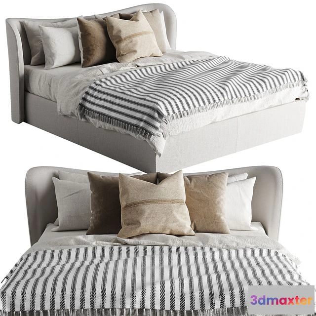 1564726 - Pianca Embrace Bed 3D Max