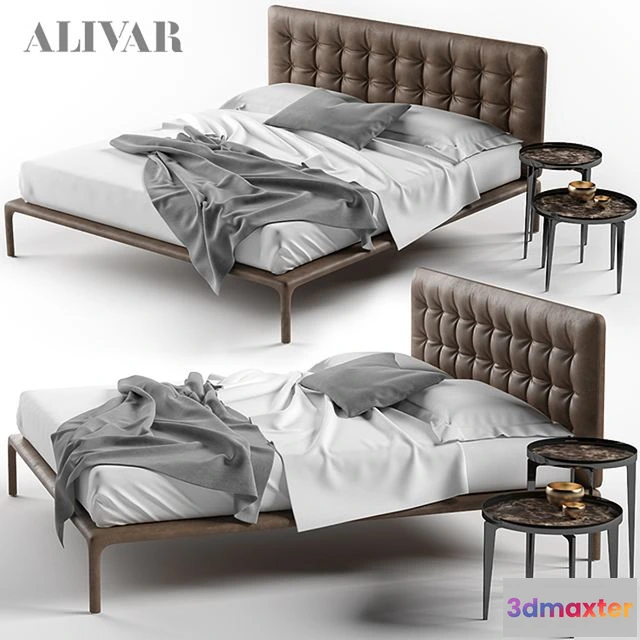 1565992 - Alivar Boheme Bed 3D Max