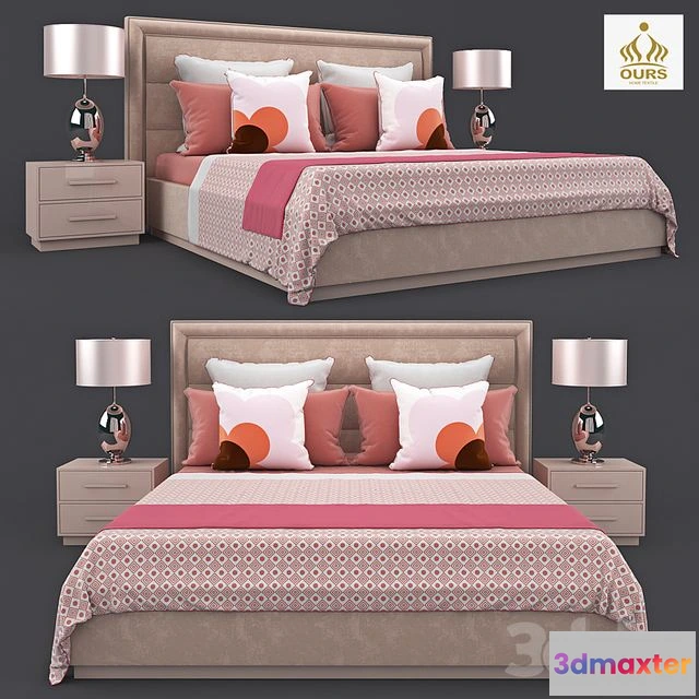 1566878 - Bed_OURS 3D Max