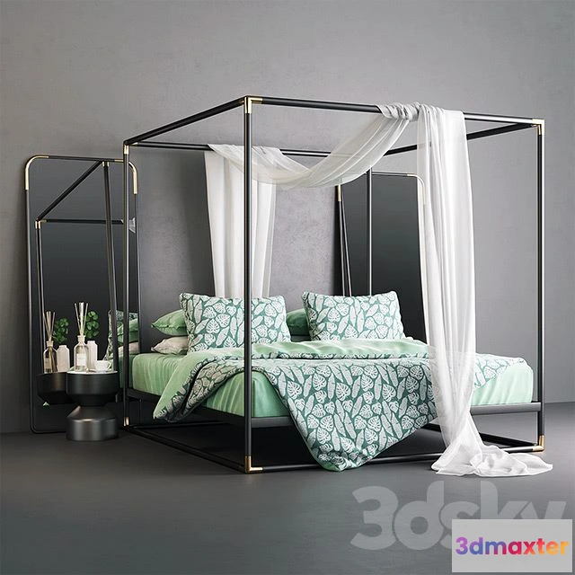 1569508 - Frame Canopy Bed 3D Max