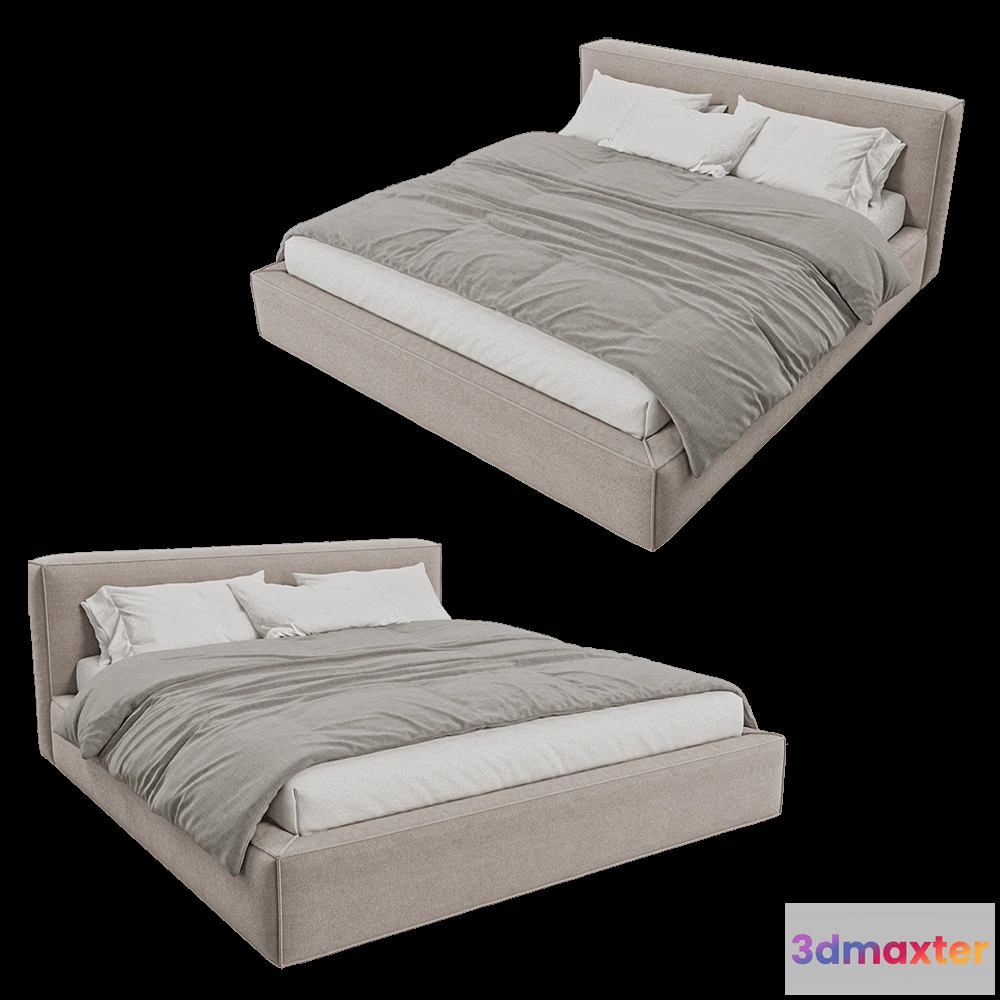 1614613 - Beds one - Bed Monti 3D Max