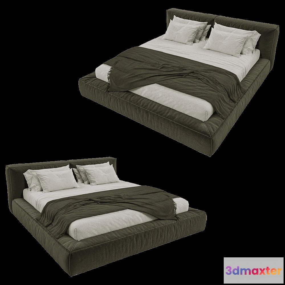 1614617 - Beds one - Bed Folto M 3D Max