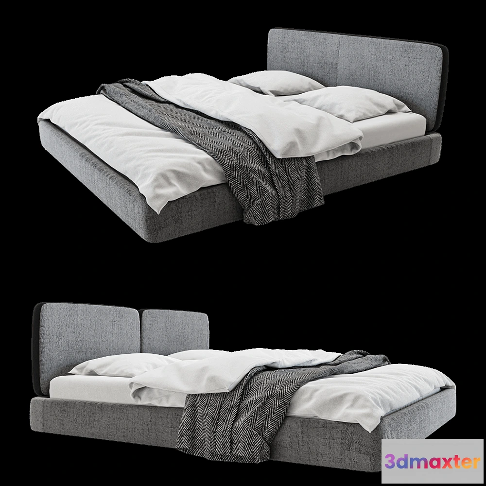 1614629 - Bino home - Bed too simple 3D Max