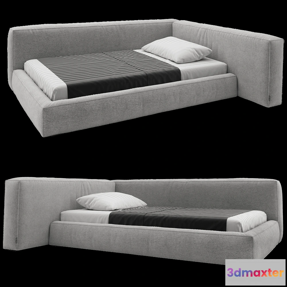 1614641 - Boca Room - Bed Boca Mini 3D Max
