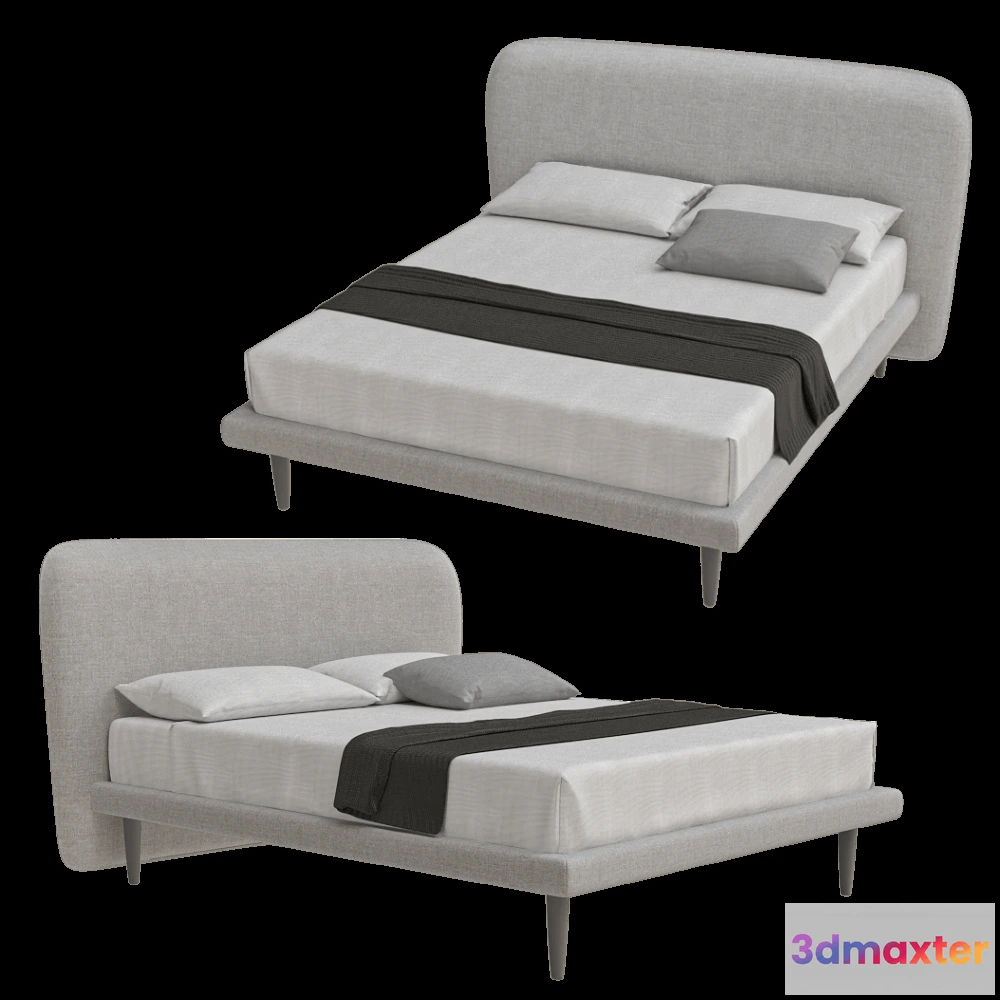 1614651 - Bolzan - Bed Karol 3D Max