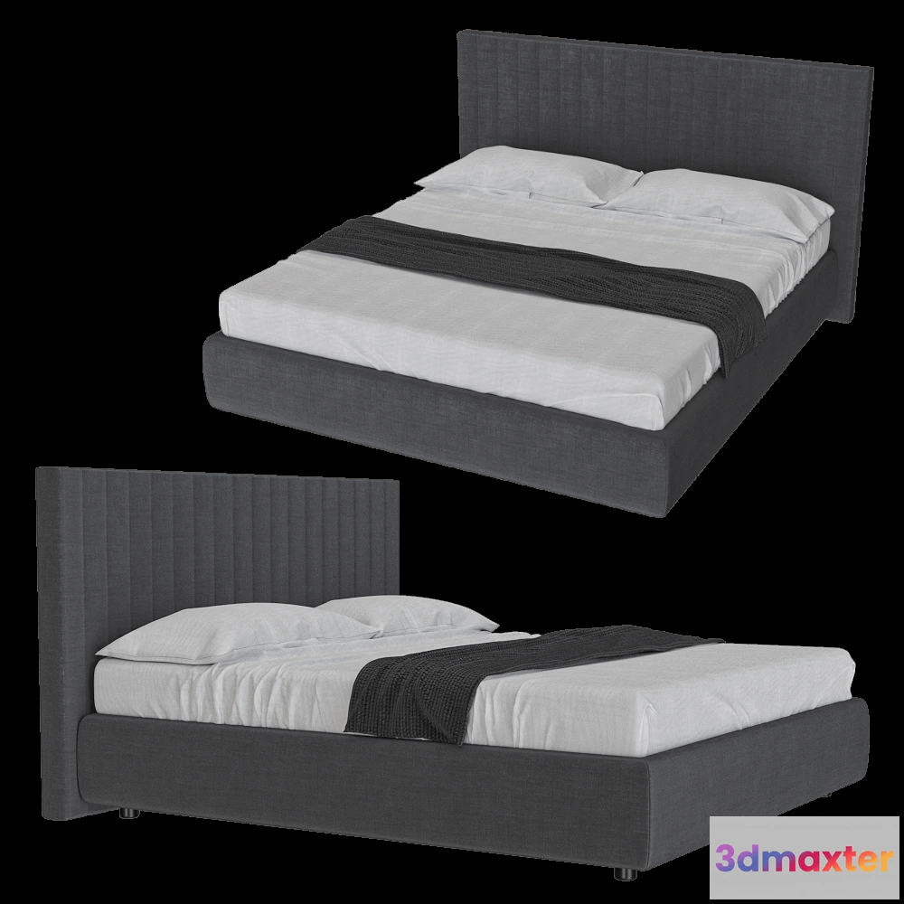 1614661 - Bolzan - Bed Clay 3D Max
