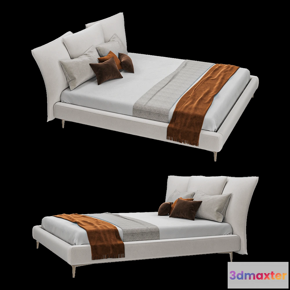 1614695 - Comodo - Bed Trio 3D Max