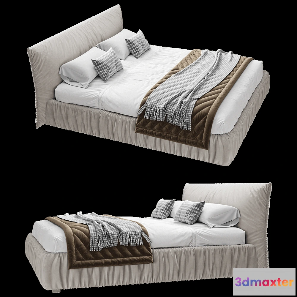 1614699 - Comodo - Bed Curragado 3D Max