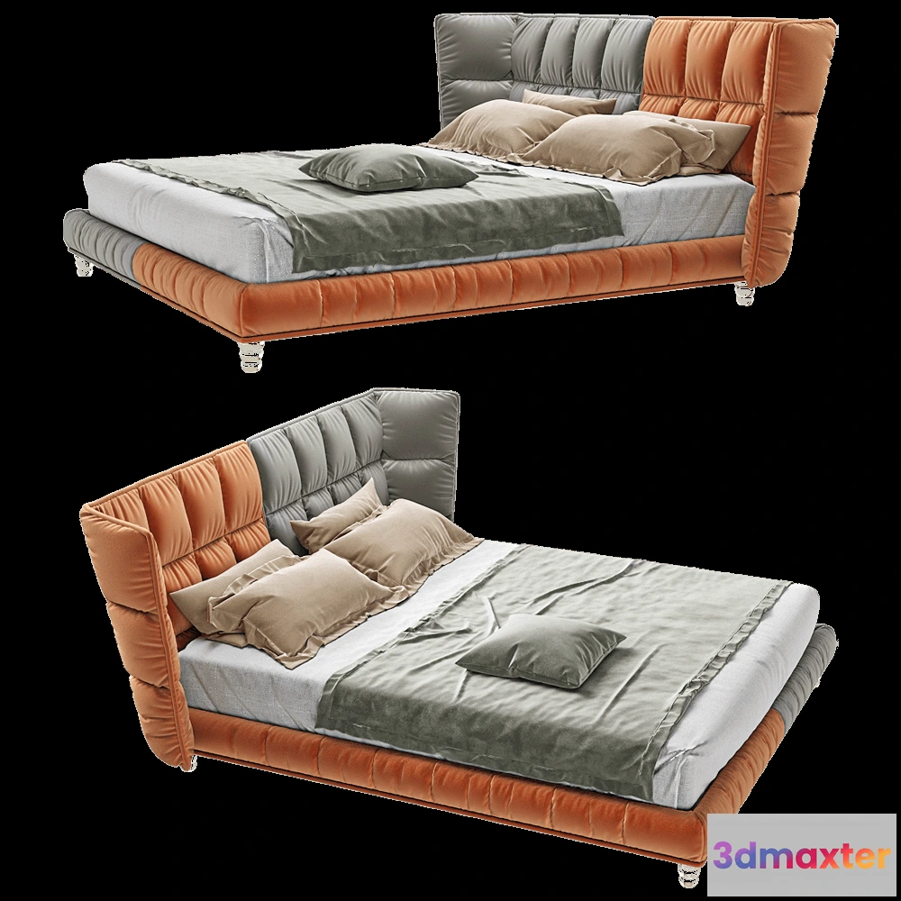 1614707 - Comodo - Bed Sol y la luna 3D Max