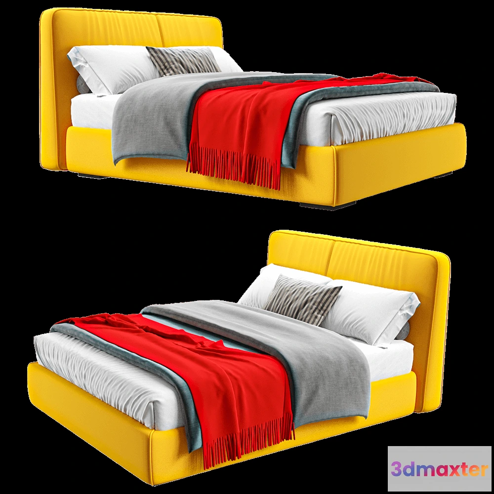 1614715 - Comodo - Bed Luminoso 3D Max