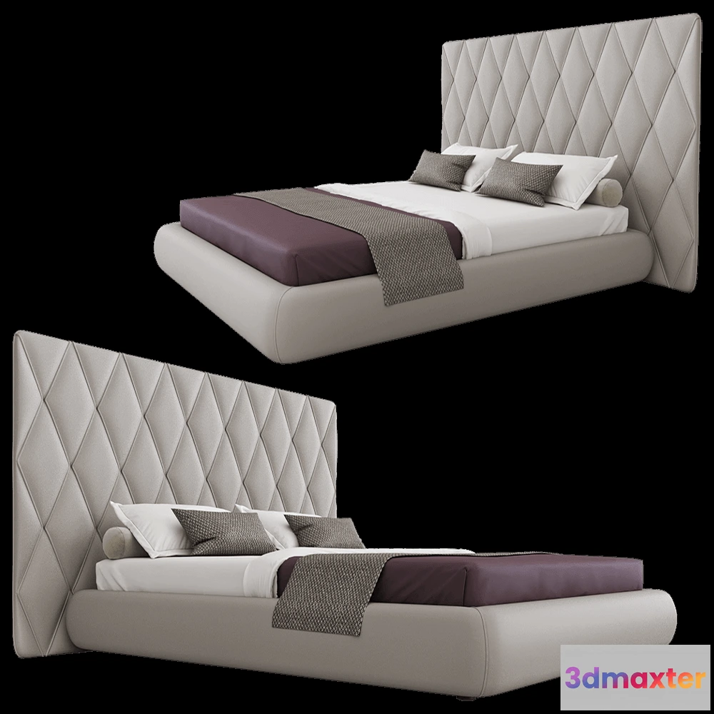 1614743 - Conte - Bed Ivonne 3D Max