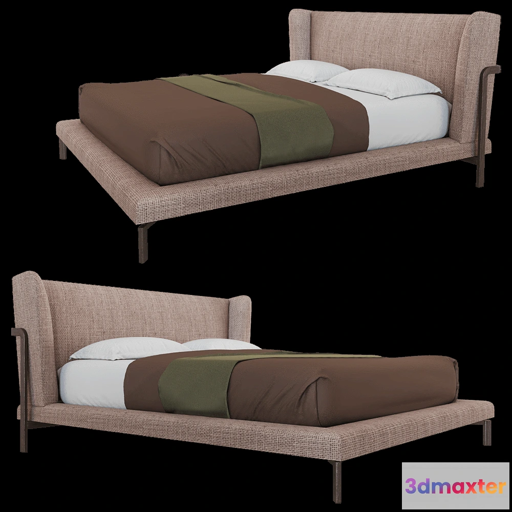 1614755 - Conte - Bed Dominick 3D Max