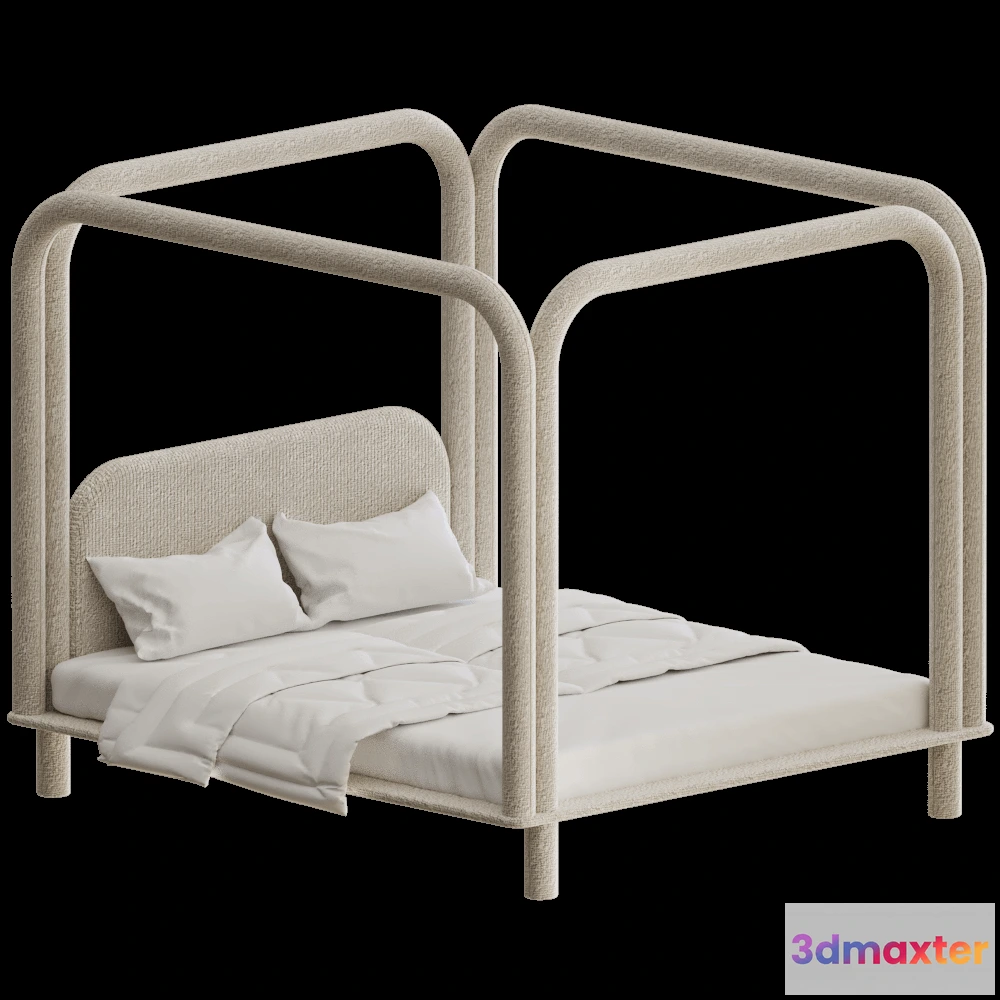 1614779 - DONNA  - Bed ROUNDISH 3D Max