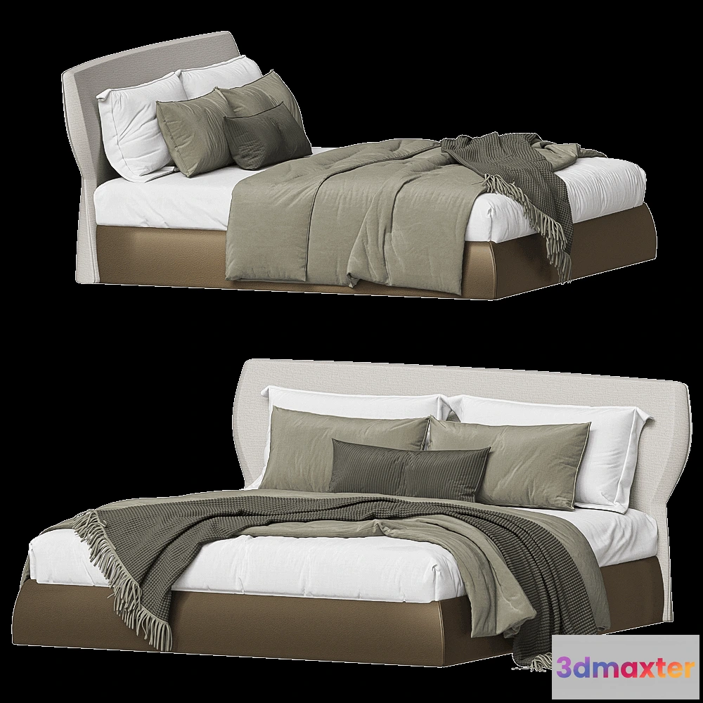 1614781 - Esedra Design  - Bed Dafne 3D Max