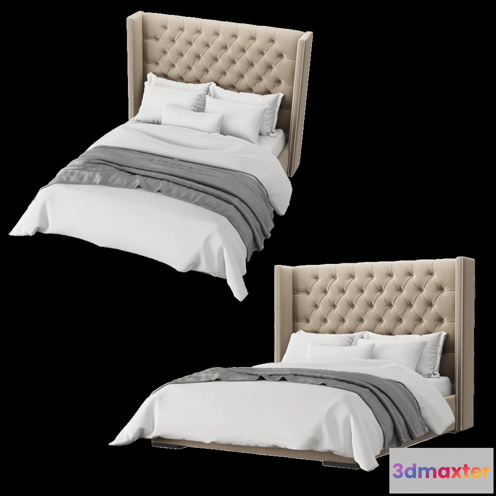 1614789 - Full House - Bed Tiffany 3D Max