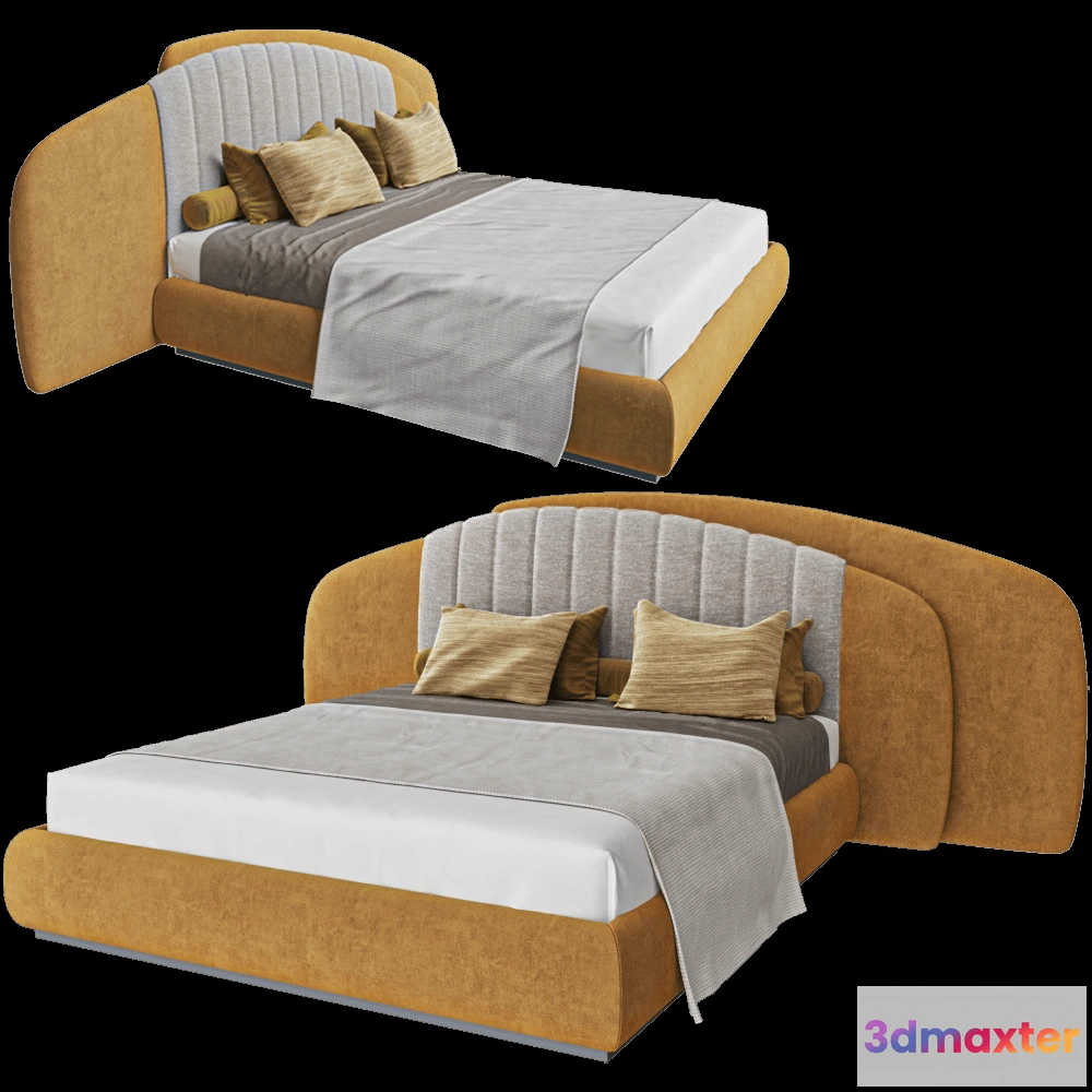 1614835 - Jetclass - Bed Olivia JOV101.18 3D Max