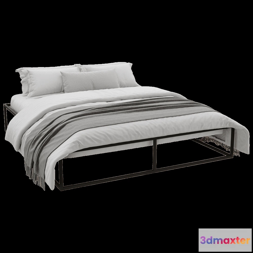 1614899 - NICHBA - Bed Frame 180 3D Max