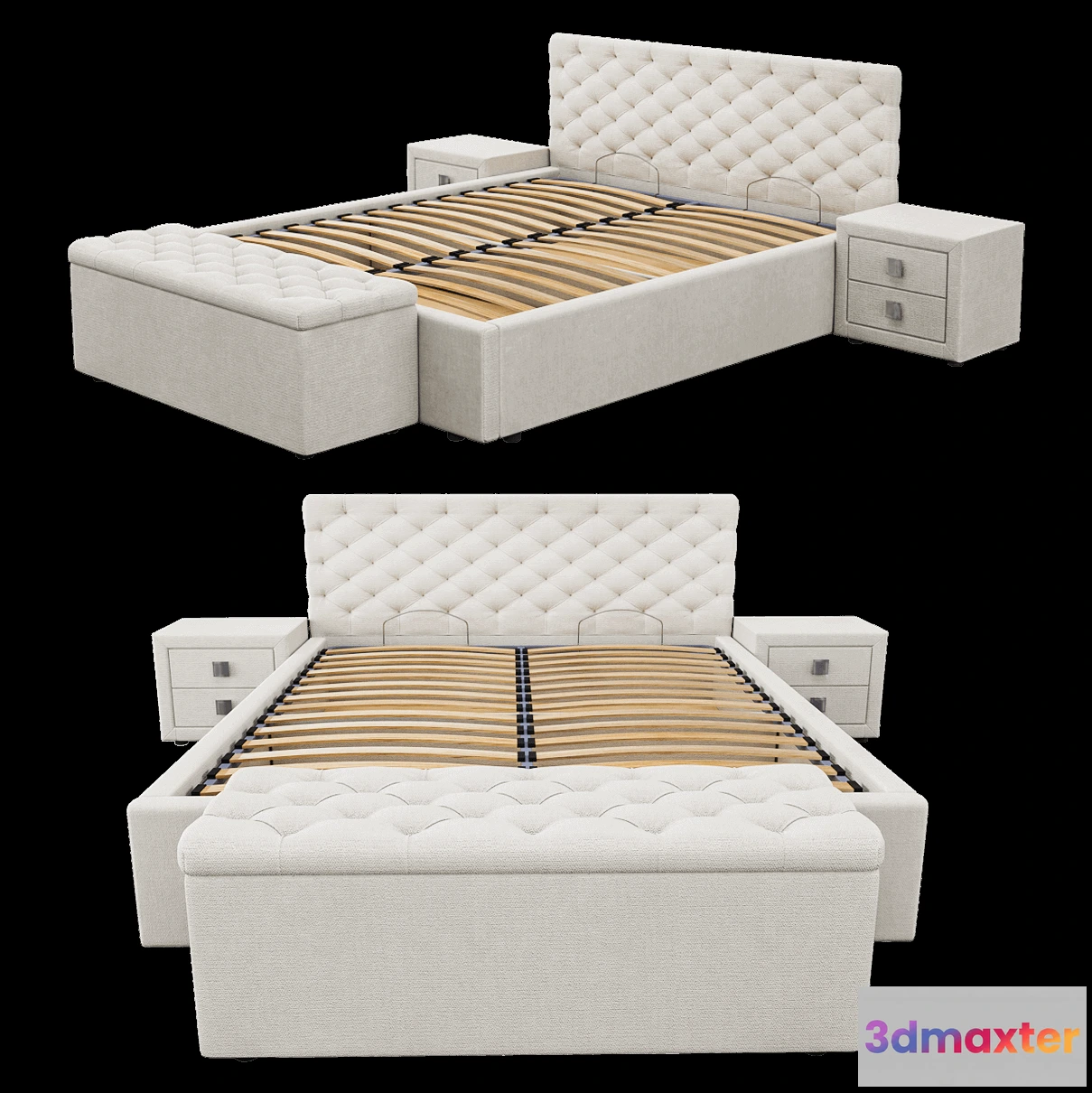 1614905 - Orac Decor  - Bed Kalinka small 3D Max