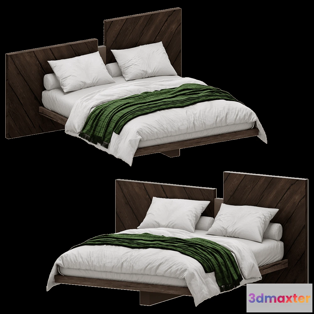 1614913 - Ozzio Italia - Bed Nazare 3D Max