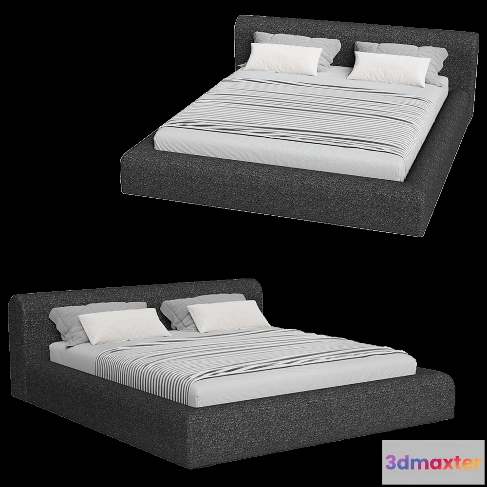 1614915 - Palo Nero - Bed Chairo 3D Max
