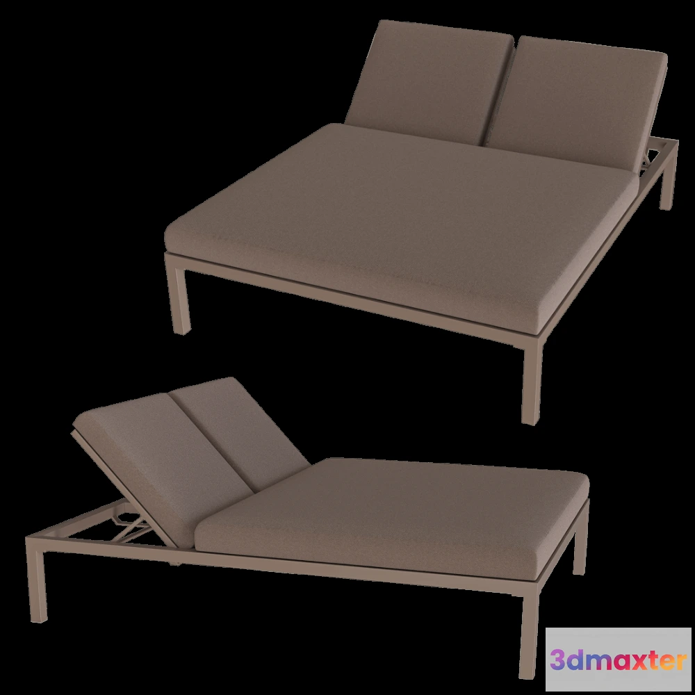 1614973 - Sifas - Double chaise lounge KOMF30 3D Max
