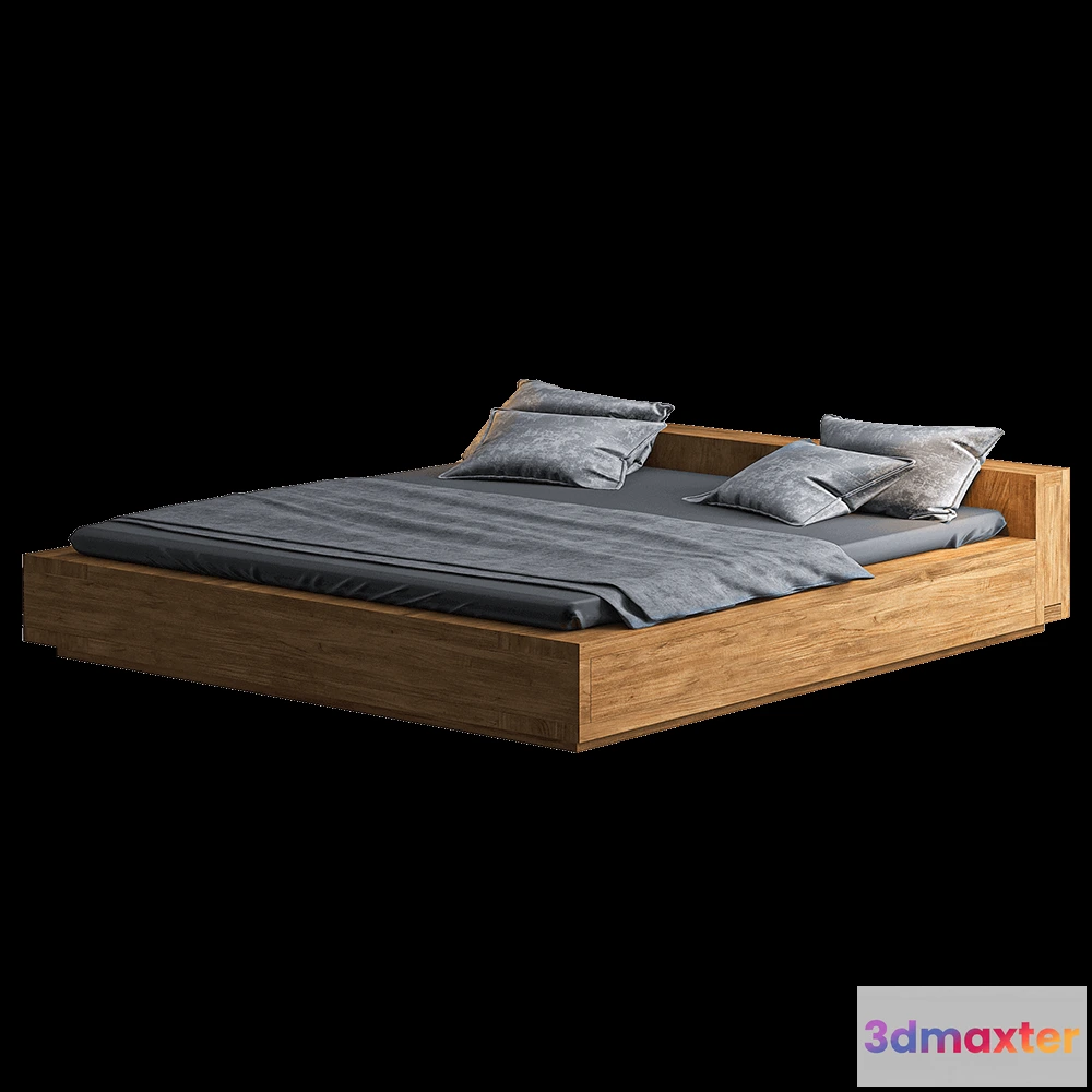 1614985 - Teak House - Bed Lekk King 3D Max