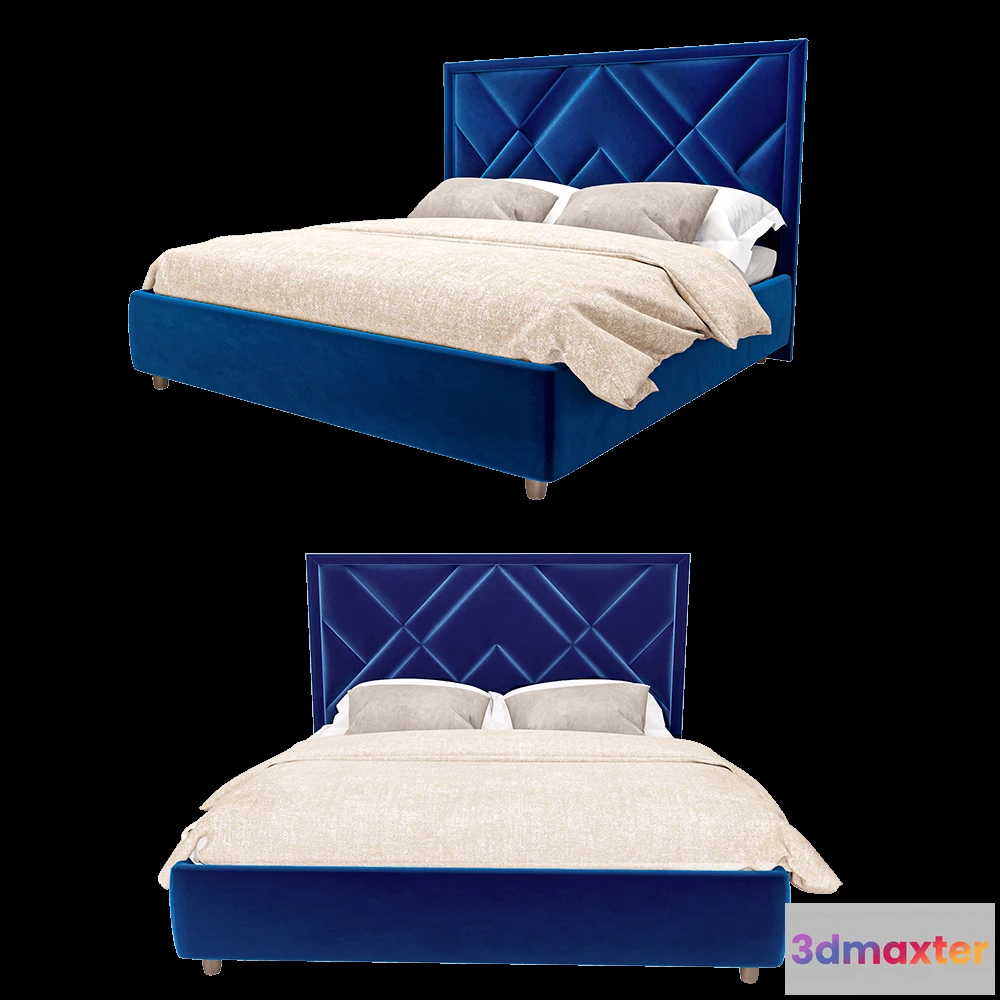 1615001 - The Sleep Shop - Bed Vittoria 3D Max