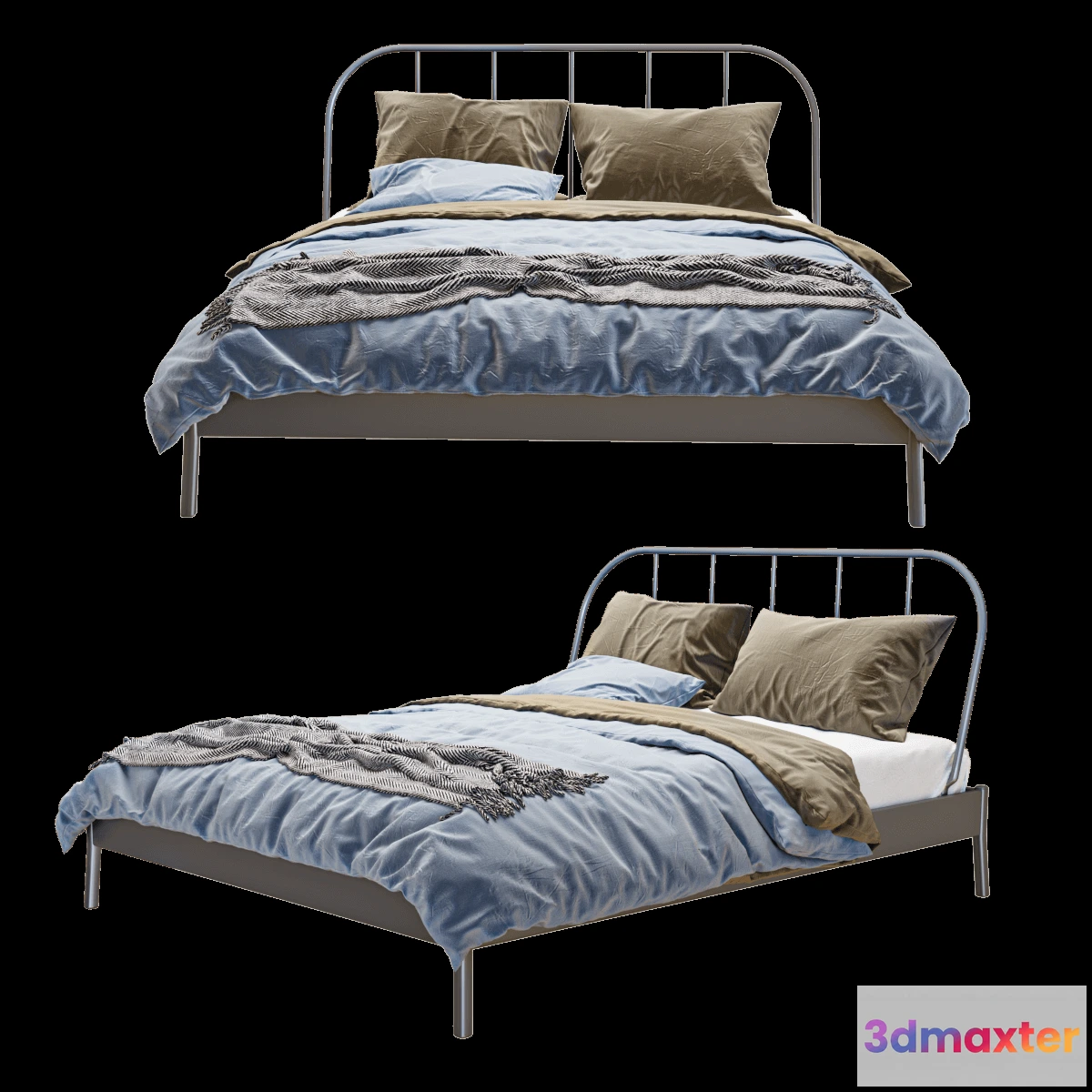 1615079 - furniture - Bed Kopardal 3D Max