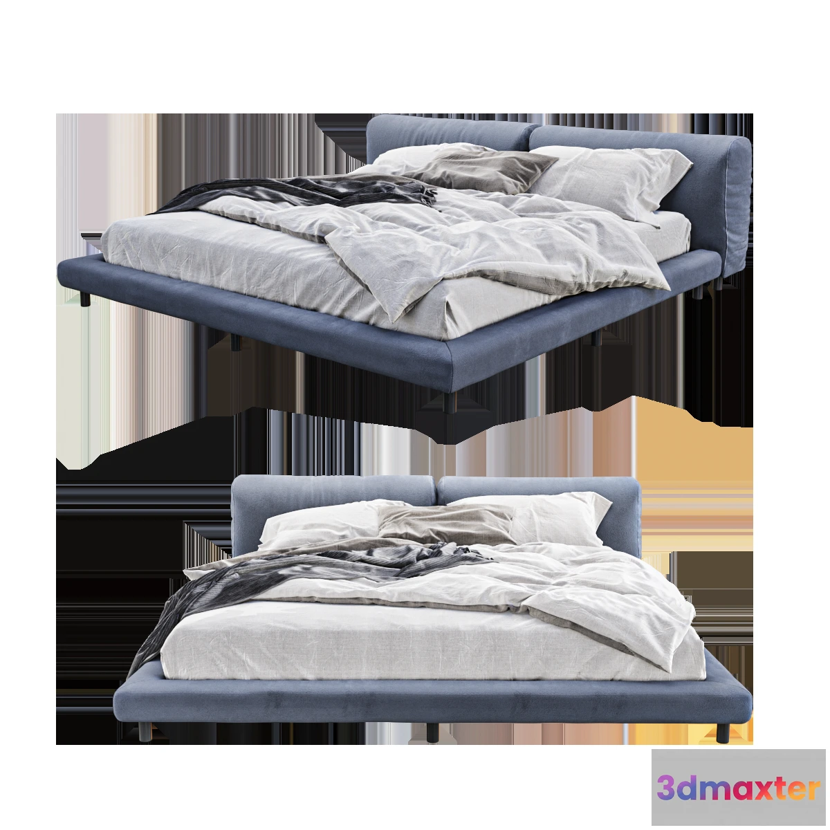 1615143 - furniture - Bed Softwall 3D Max