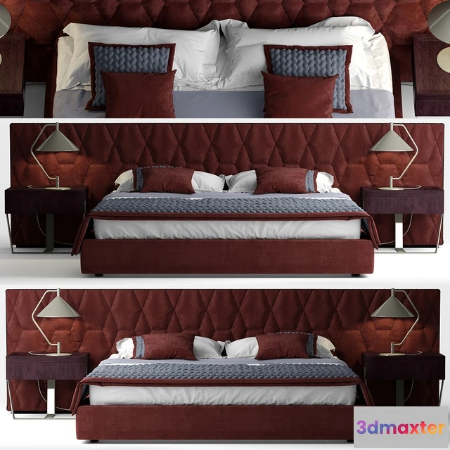 1615471 - furniture - Bed from Ferris Rafauli 2 3D Max