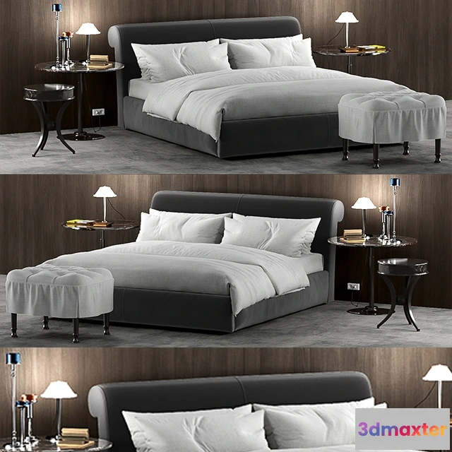 1615949 - furniture - Baxter Alfred soft bed 3D Max