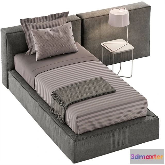 1616120 - furniture - Single  bed 10 3D Max