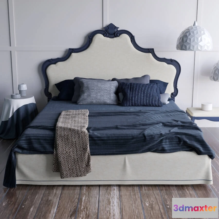 1616212 - furniture - Bolzan_Letti_Chantal_Chic bed 3D Max