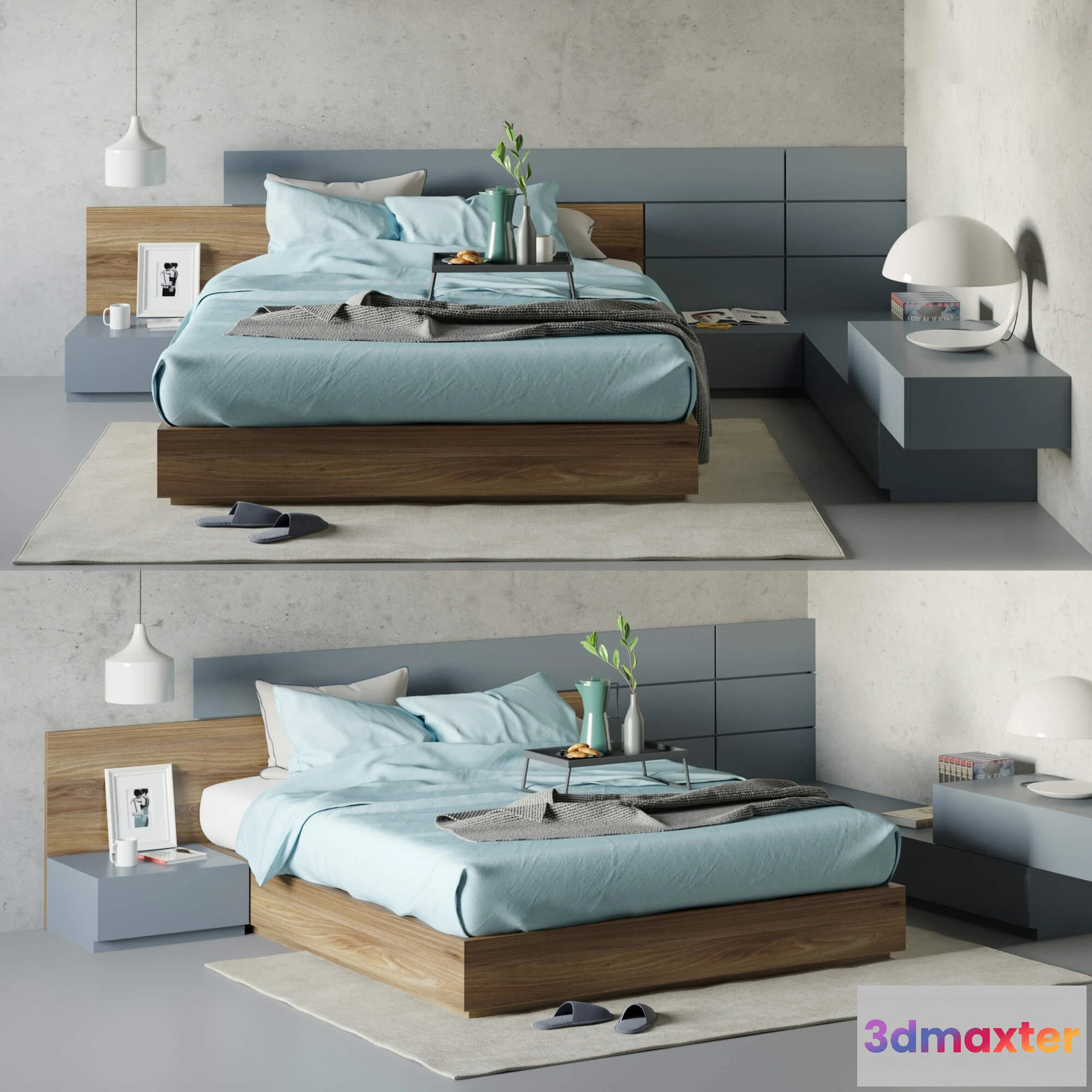 1616250 - furniture - Alf DaFre Skip bed 3D Max